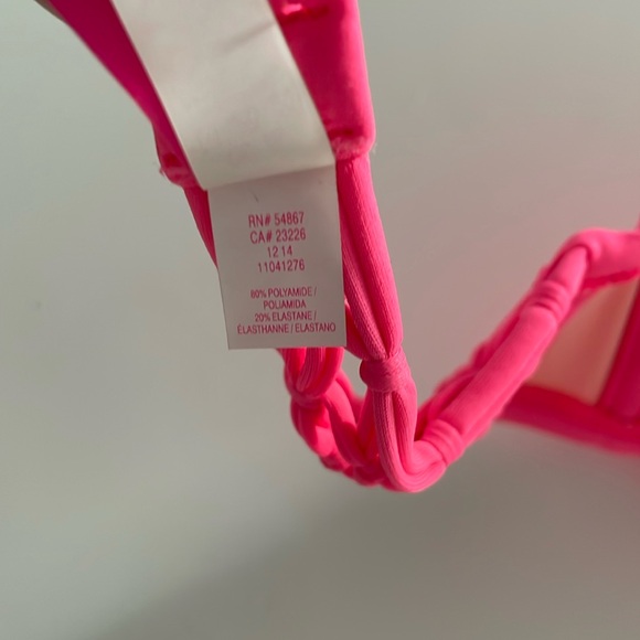 32C VS Strapless Pink Bikini Top - Picture 7 of 8